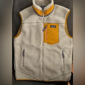 Patagonia Retro X Vest Gold Size Large Excellent Condition